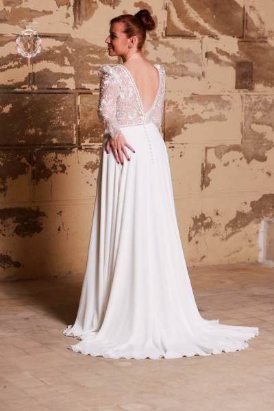 Robe de Mariée Aenor Made in France - Boutique Céline d'Al proche de Yvetot 76190