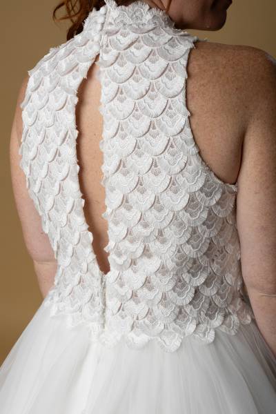 Robe de Mariée Anastasia dos - Boutique Céline d'Al à Bolbec 76210