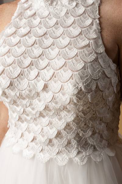 Robe de Mariée Anastasia dentelle - Boutique Céline d'Al à Bolbec 76210