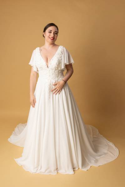 Robe de Mariée Candice - Boutique Céline d'Al à Bolbec 76210