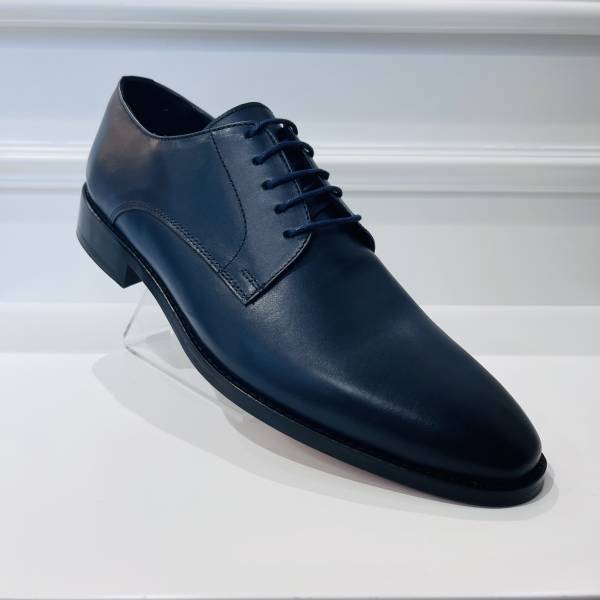 Chaussures en cuir marine pour cérémonie Wilvorst - Boutique Céline d'Al à Bolbec 76210