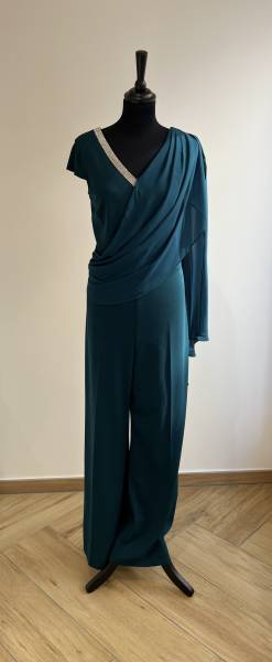 Combinaison Pantalon Verte Voilage Frank Lyman - Boutique Céline d'Al à Bolbec 76210