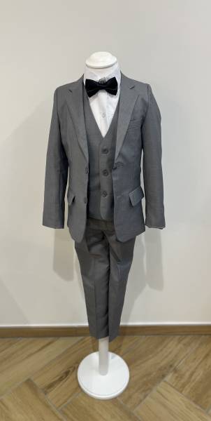Costume Enfant Gris 5 pièces - Boutique Céline d'Al à Bolbec 76210