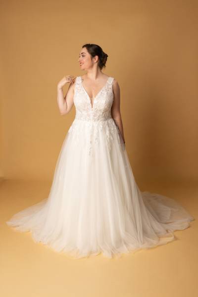 Robe de Mariée Cyra princesse - Boutique Céline d'Al à Bolbec 76210