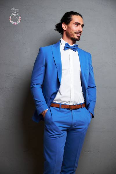 Costume Daniel Bleu Parliament témoin : Boutique Céline d'Al à Bolbec