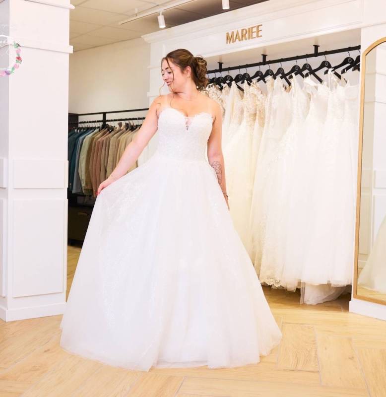 Robe de Mariée Emma - Céline d'Al à Bolbec 76210