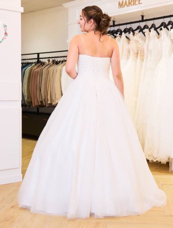 Robe de Mariée Emma dos - Céline d'Al à Bolbec 76210