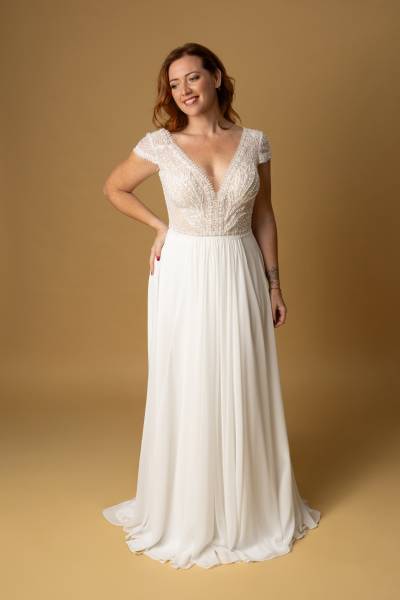 Robe de Mariée Franceska MS Moda - Boutique Céline d'Al à Bolbec 76210