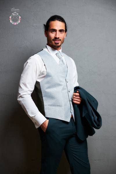 Costume Frontera Vert gilet - Boutique Céline d'Al à Bolbec 76210