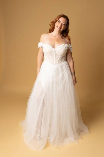 Robe de Mariée Hajar - Boutique Céline d'Al à Bolbec 76210