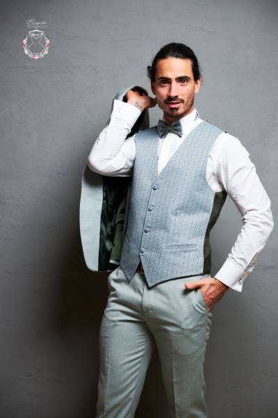 Costume Havana Vert gilet - Boutique Céline d'Al à Bolbec 76210