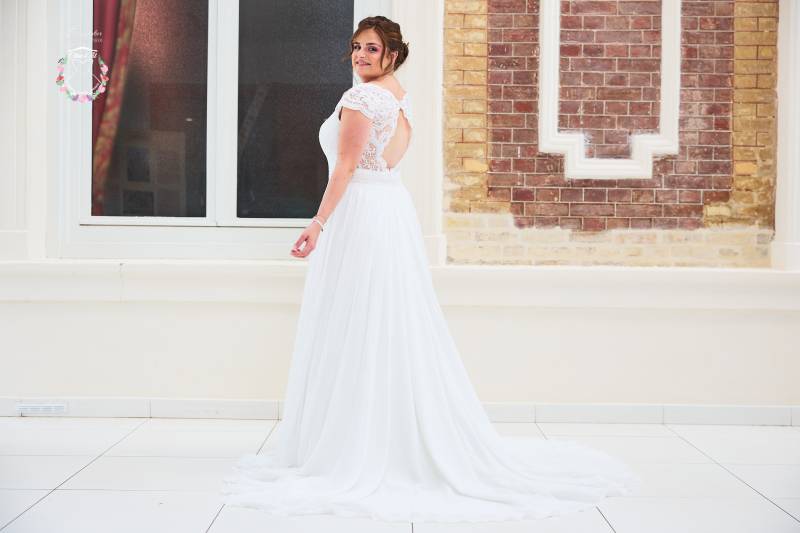 Location Robe de Mariée Jody dos - Boutique Céline d'Al à Bolbec 76210