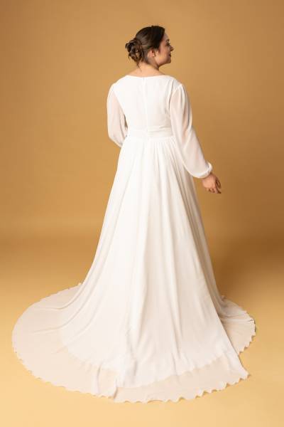 Robe de Mariée Juliana dos - Boutique Céline d'Al à Bolbec 76210