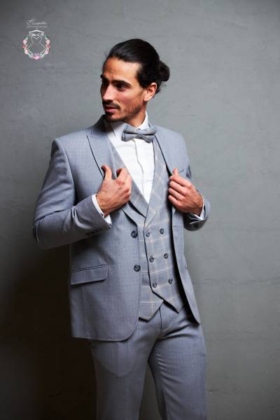 Costume Kotel Gris - Boutique Céline d'Al à Bolbec 76210