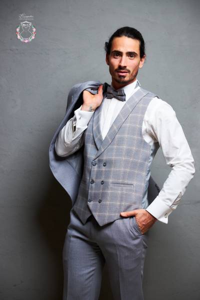 Costume Kotel Gris gilet - Boutique Céline d'Al à Bolbec 76210