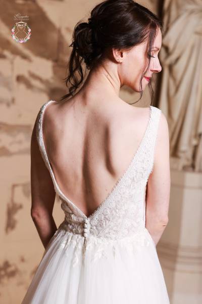 Robe de Mariée Margo Couture Nuptiale - Boutique Céline d'Al à Bolbec 76210
