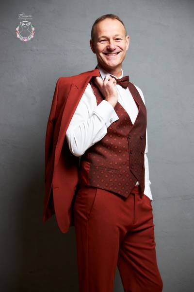 Costume Marseille Terra Cotta gilet - Boutique Céline d'Al à Bolbec 76210