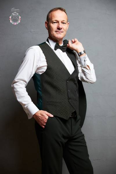 Costume Marseille Vert gilet - Boutique Céline d'Al à Bolbec 76210