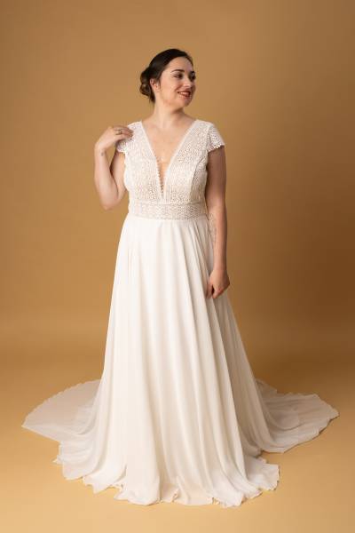 Robe de Mariée Norma - Boutique Céline d'Al à Bolbec 76210