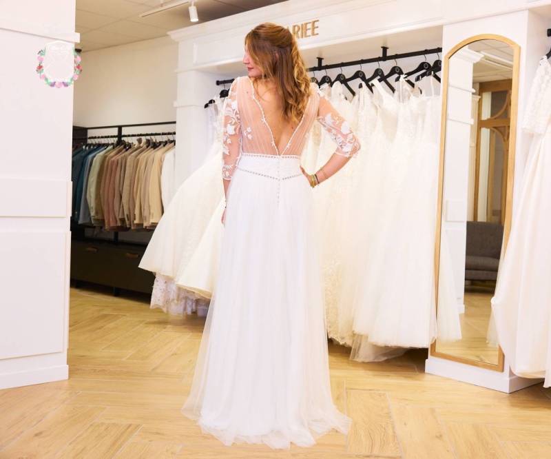 Robe de Mariée Palomino dos - Boutique Céline d'Al à Bolbec 76210