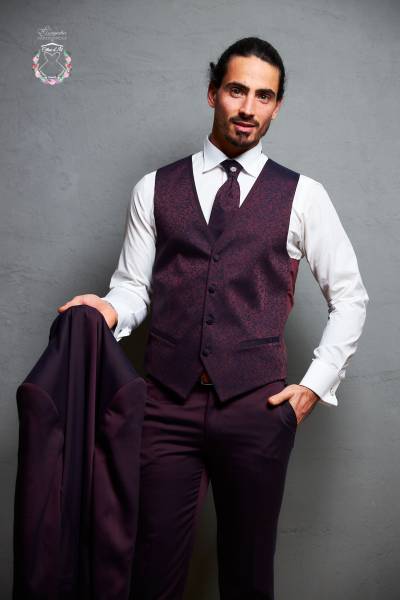 Costume Paris Bordeaux gilet - Boutique Céline d'Al à Bolbec 76210