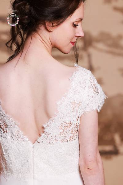 Chercher une Robe de Mariée Paula en Normandie - Boutique Céline d'Al à Bolbec 76210