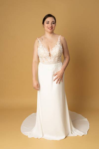 Robe de Mariée Quamar - Boutique Céline d'Al à Bolbec 76210