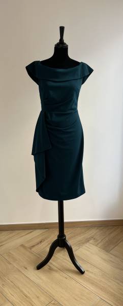 Robe Verte Frank Lyman Encolure Bateau - Boutique Céline d'Al à Bolbec 76210