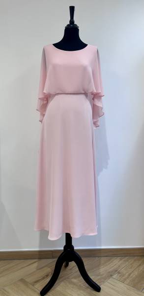 Robe rose mi longue pour cérémonie Joseph Ribkoff - Boutique Céline d'Al à Bolbec 76210