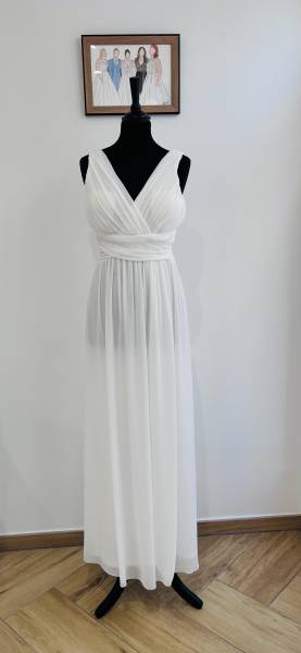 Robe Longue Ivoire à fente grande taille - Boutique Céline d'Al à Bolbec 76210