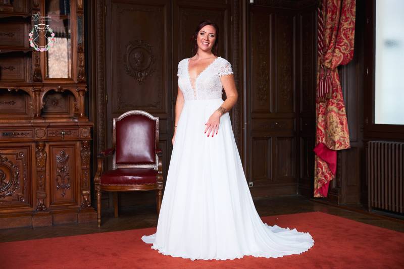 Robe de Mariée Teresa - Boutique Céline d'Al à Bolbec 76210