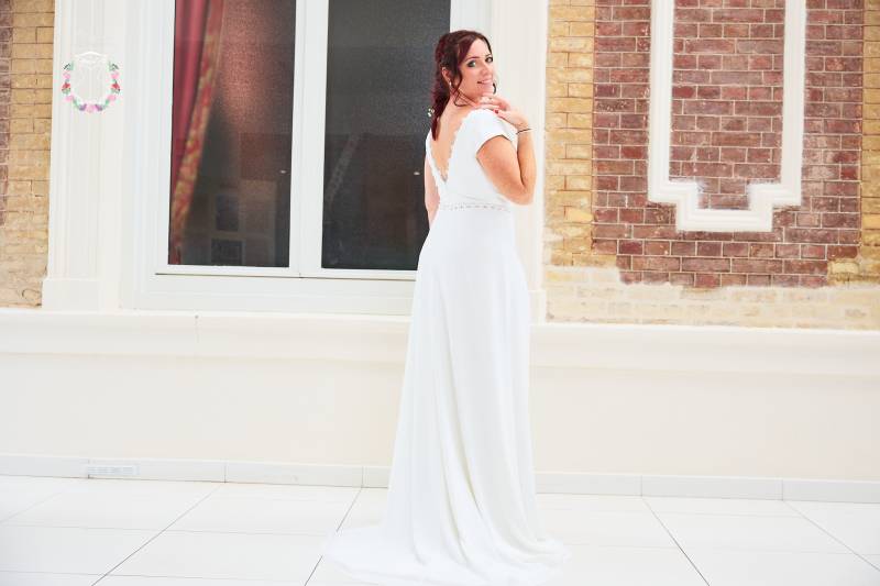 Location Robe de Mariée Thella dos - Boutique Céline d'Al à Bolbec 76210