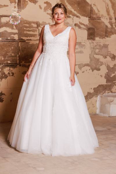 Robe de Mariée Zoé - Boutique Céline d'Al à Bolbec 76210