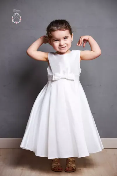 Robe Enfant Alba Ivoire - Boutique Céline d'Al à Bolbec 76210